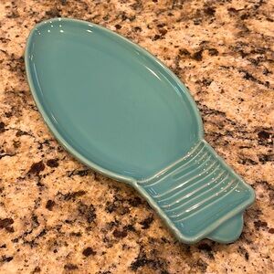 NWT Fiestaware Fiesta Christmas Light Bulb Appetizer Plate in Turquoise